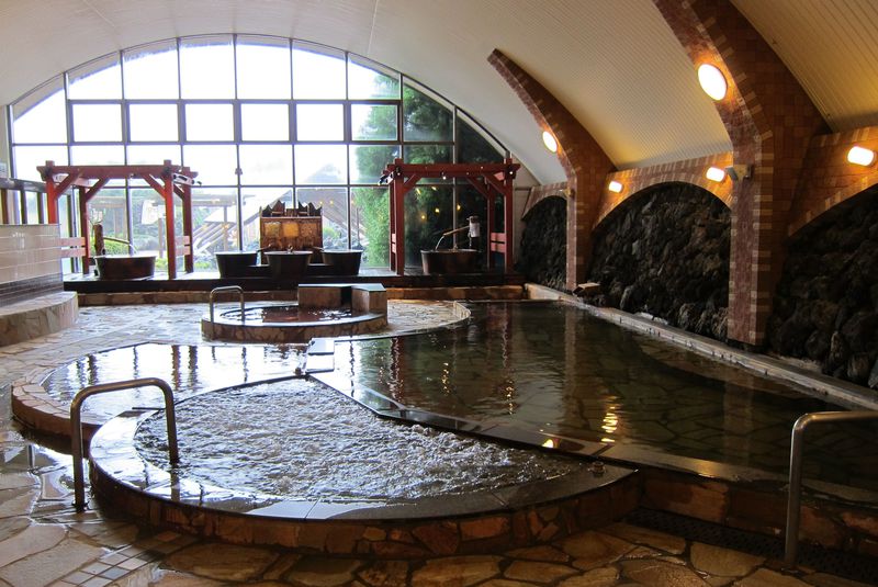 多彩な風呂が揃う　阿蘇健康火山温泉